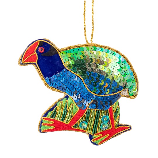 NZ Sparkly Takahe decoration